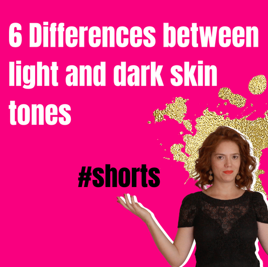 6 Differences between light and dark skin tones #shorts