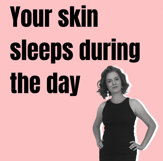 Skincare myths your skin sleeps during the day #shorts