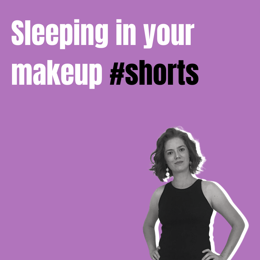 Sleeping in your makeup | Caroline Hirons Book #skincare #skincaremyths #antiaging