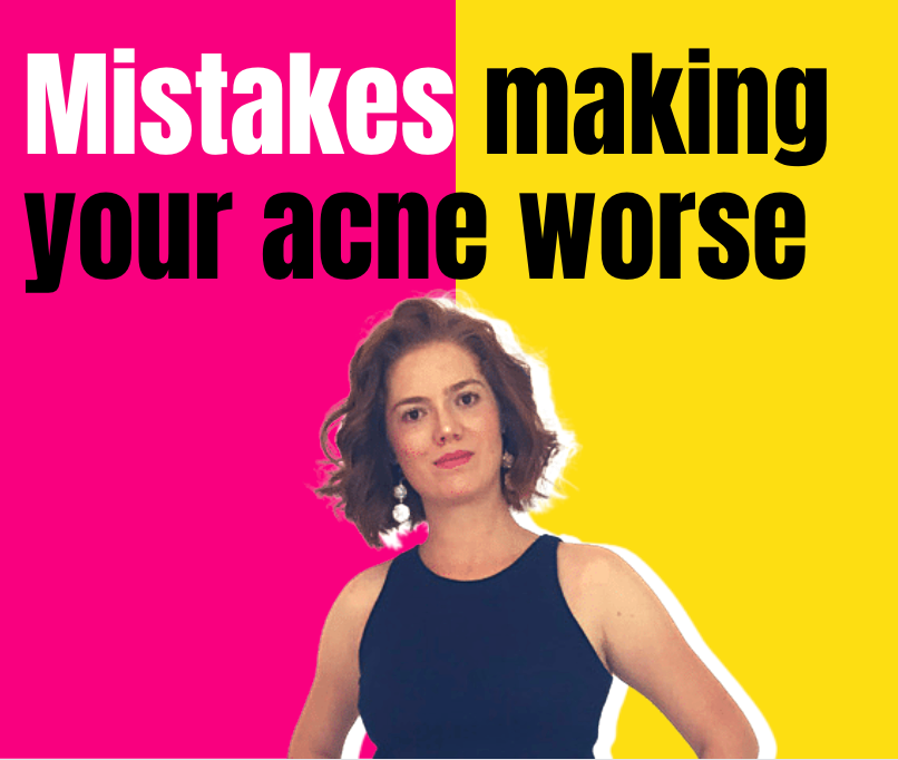 8 Skincare mistakes that can make your acne & large pores worse