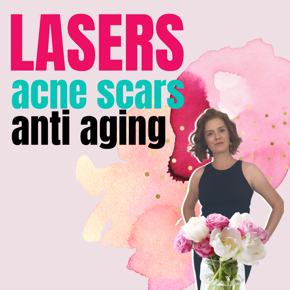 Skin laser treatment for acne scars and antiaging